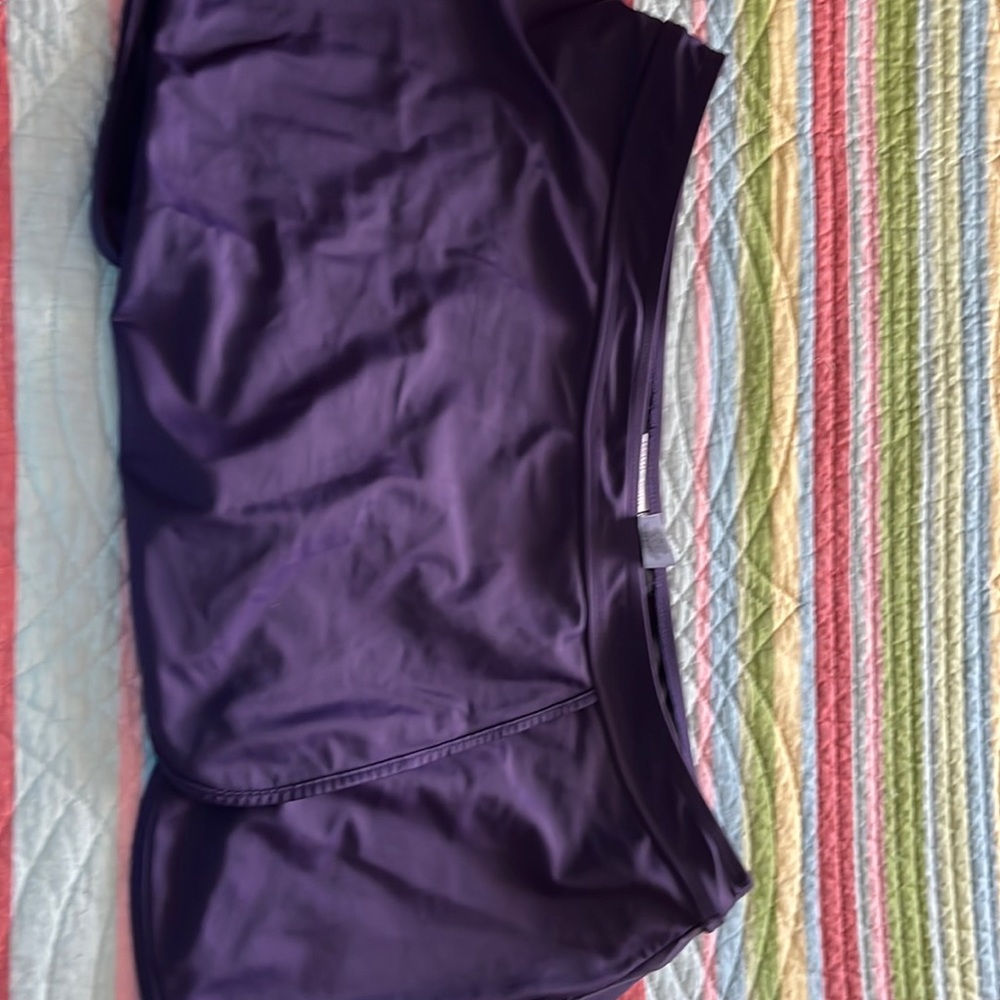 Ladies Jaclyn Smith purple skirted swim bottom size  16